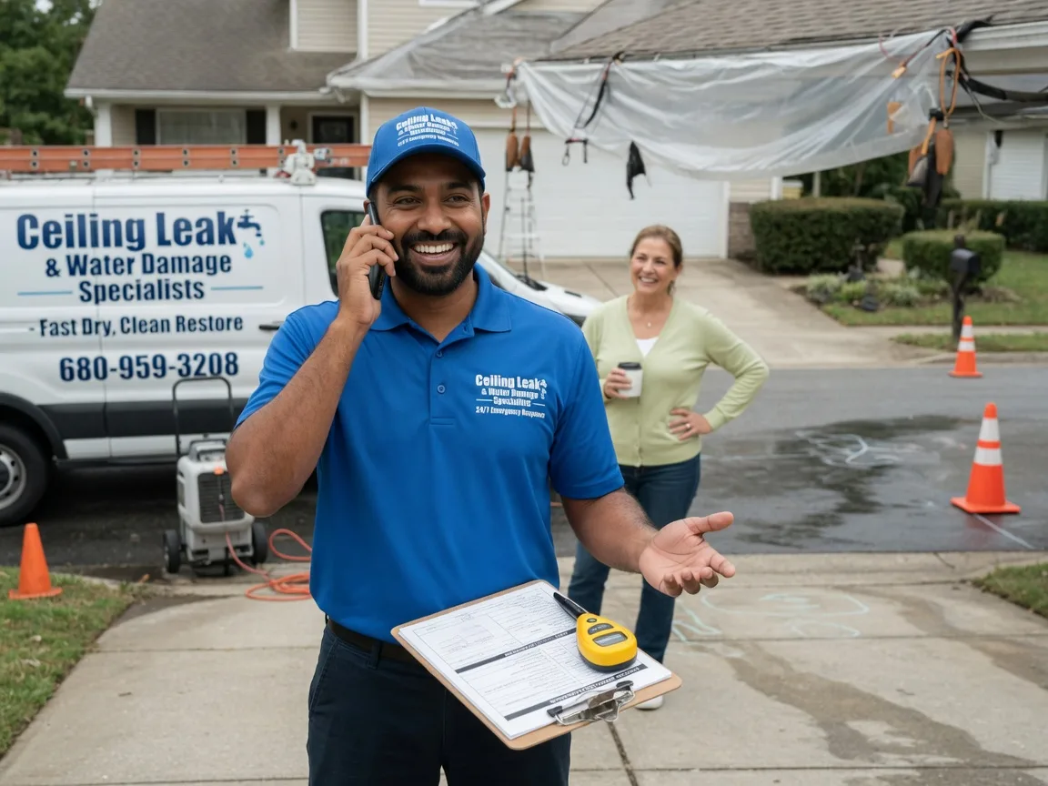 Ceiling Leak Cleanup Hutto, TX FAQs